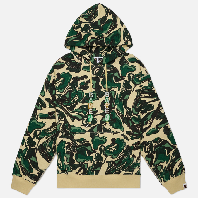 Мужская толстовка A Bathing Ape Marbling Camo Relaxed Fit Pullover Hoodie