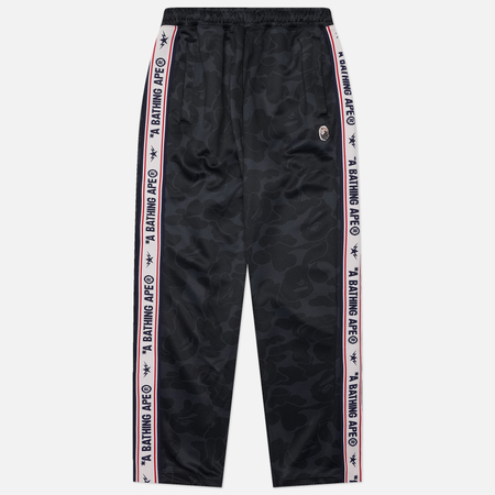Мужские брюки A Bathing Ape Solid Camo One Point Relaxed Fit, цвет чёрный, размер XL