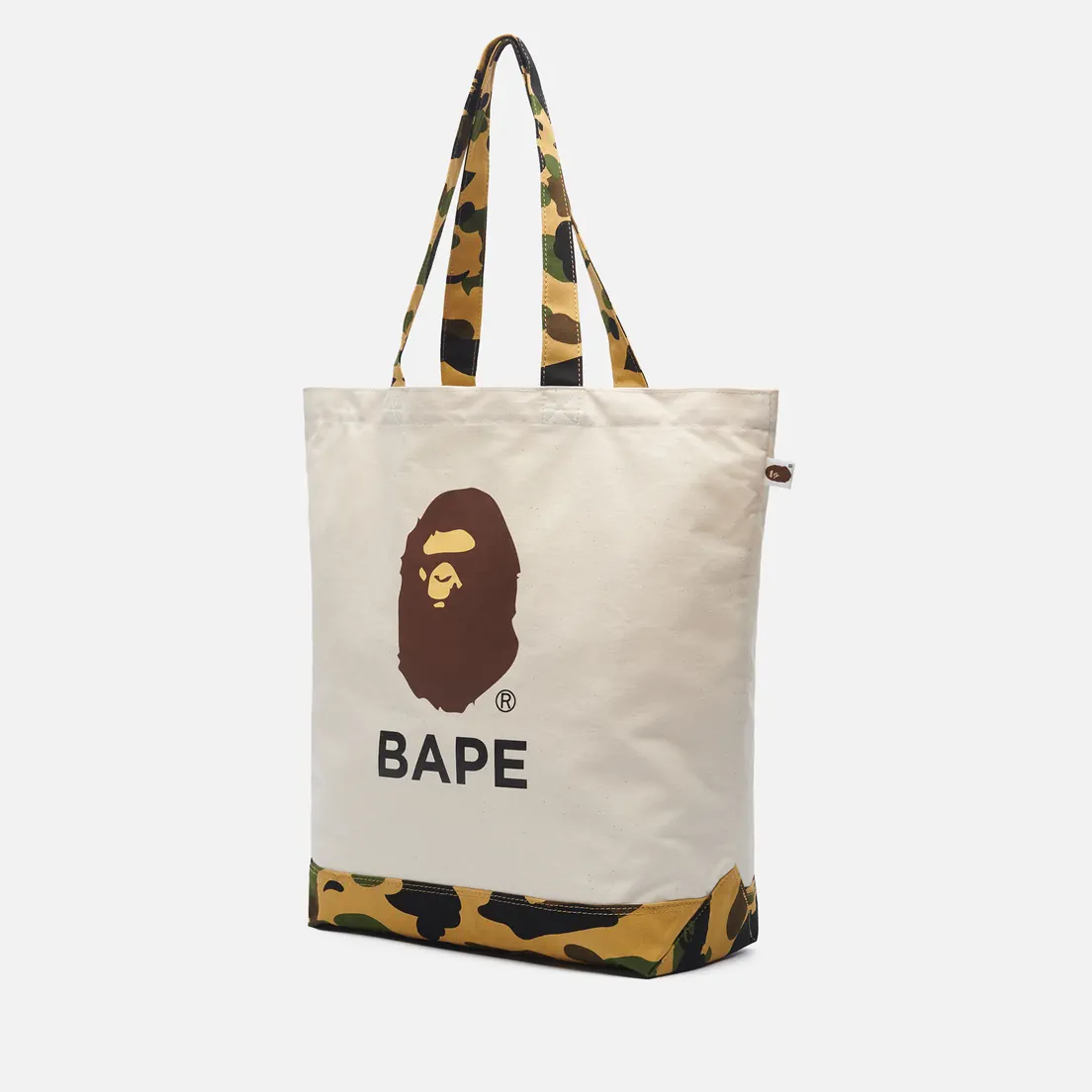 A Bathing Ape Сумка 1st Camo Ape Head Tote