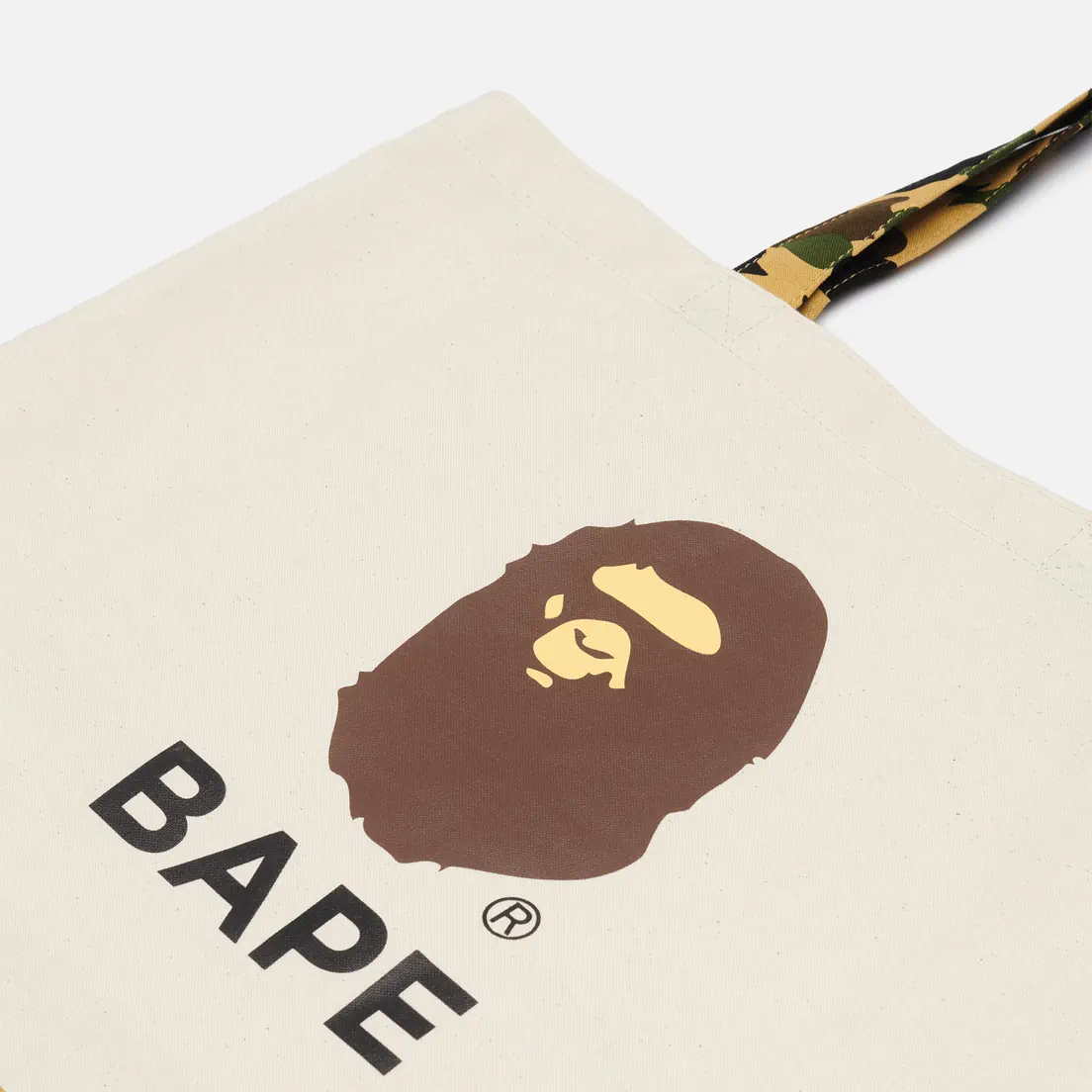 A Bathing Ape Сумка 1st Camo Ape Head Tote