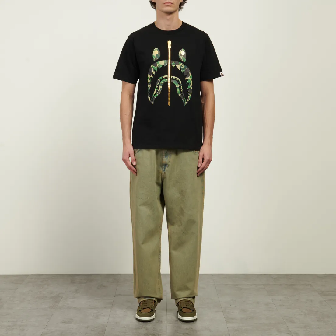 A Bathing Ape Мужская футболка ABC Camo Shark