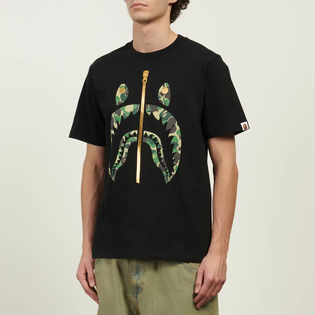 A Bathing Ape Мужская футболка ABC Camo Shark