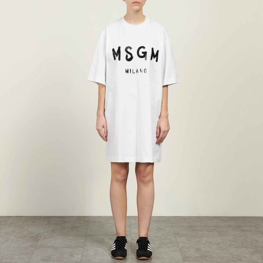 MSGM Женское платье MSGM Milano Logo