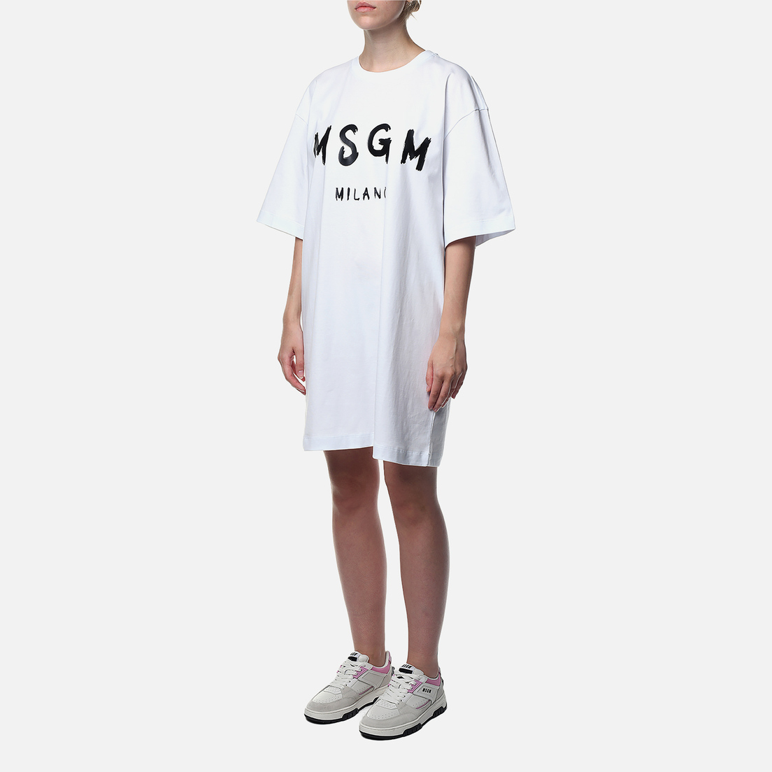 MSGM Женское платье MSGM Milano Logo