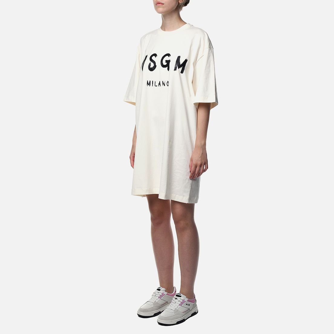 MSGM Женское платье MSGM Milano Logo