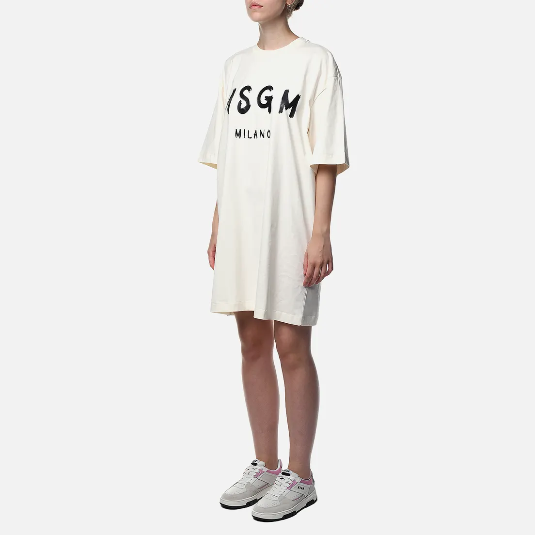 MSGM Женское платье MSGM Milano Logo