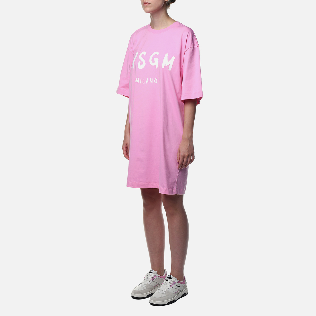 MSGM Женское платье MSGM Milano Logo