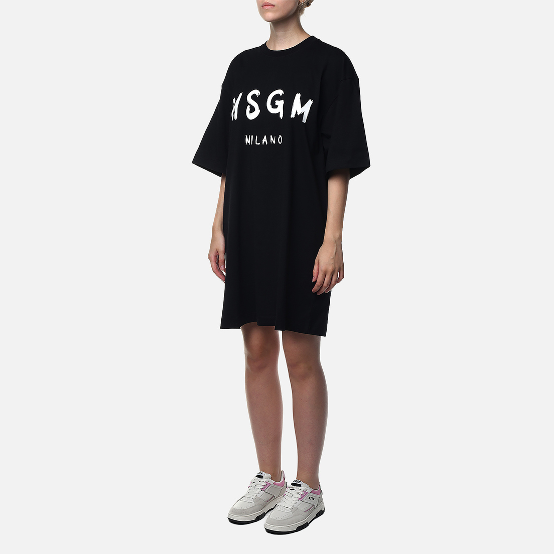 MSGM Женское платье MSGM Milano Logo