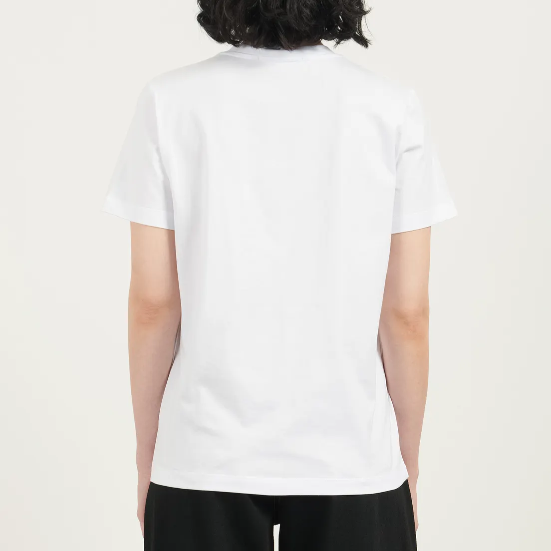 MSGM Женская футболка Micrologo Basic Crew Neck