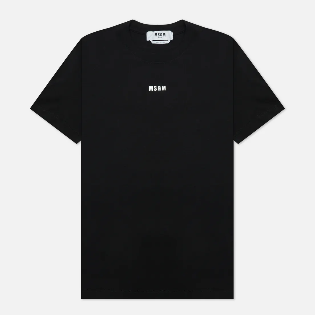 MSGM Женская футболка Micrologo Basic Crew Neck