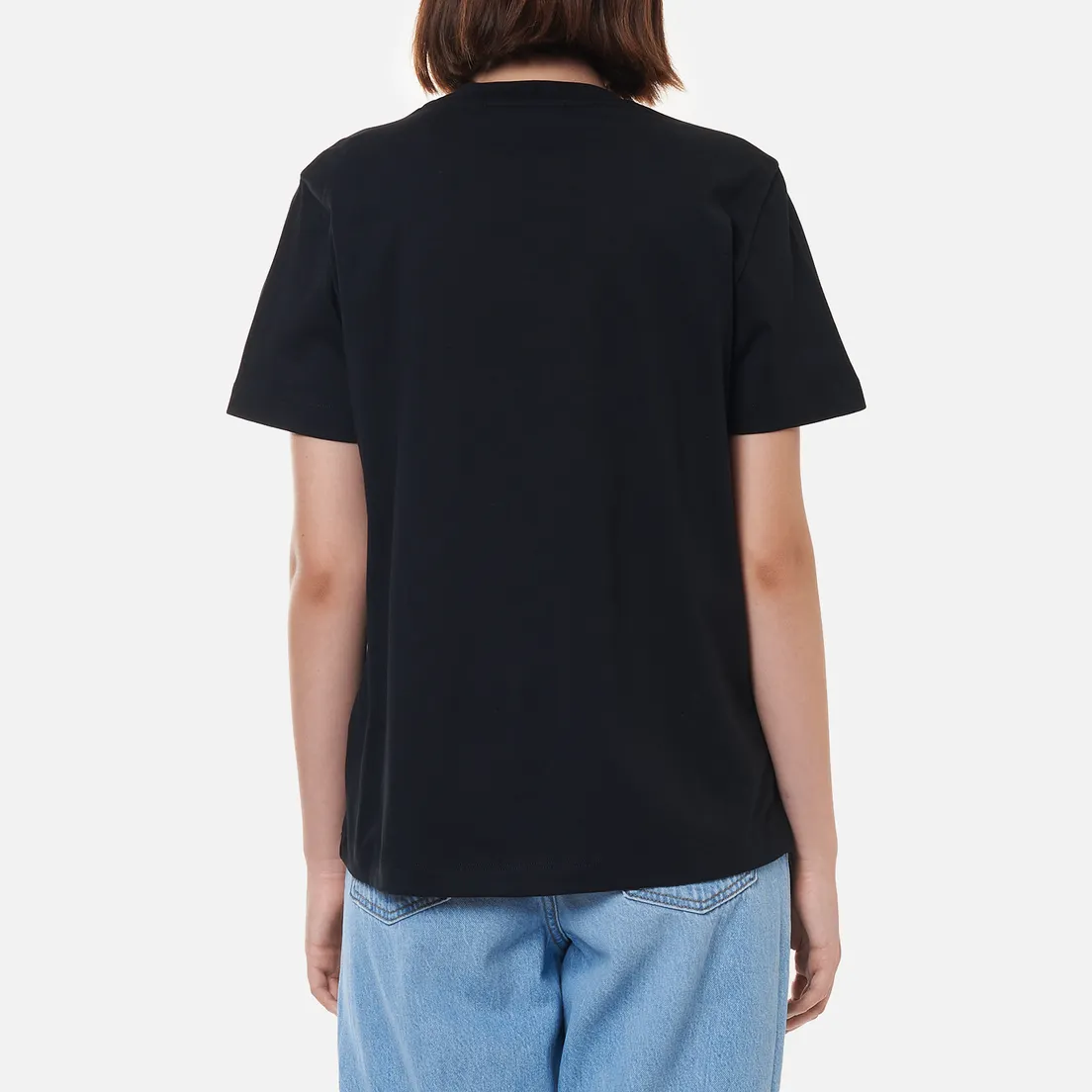 MSGM Женская футболка Micrologo Basic Crew Neck