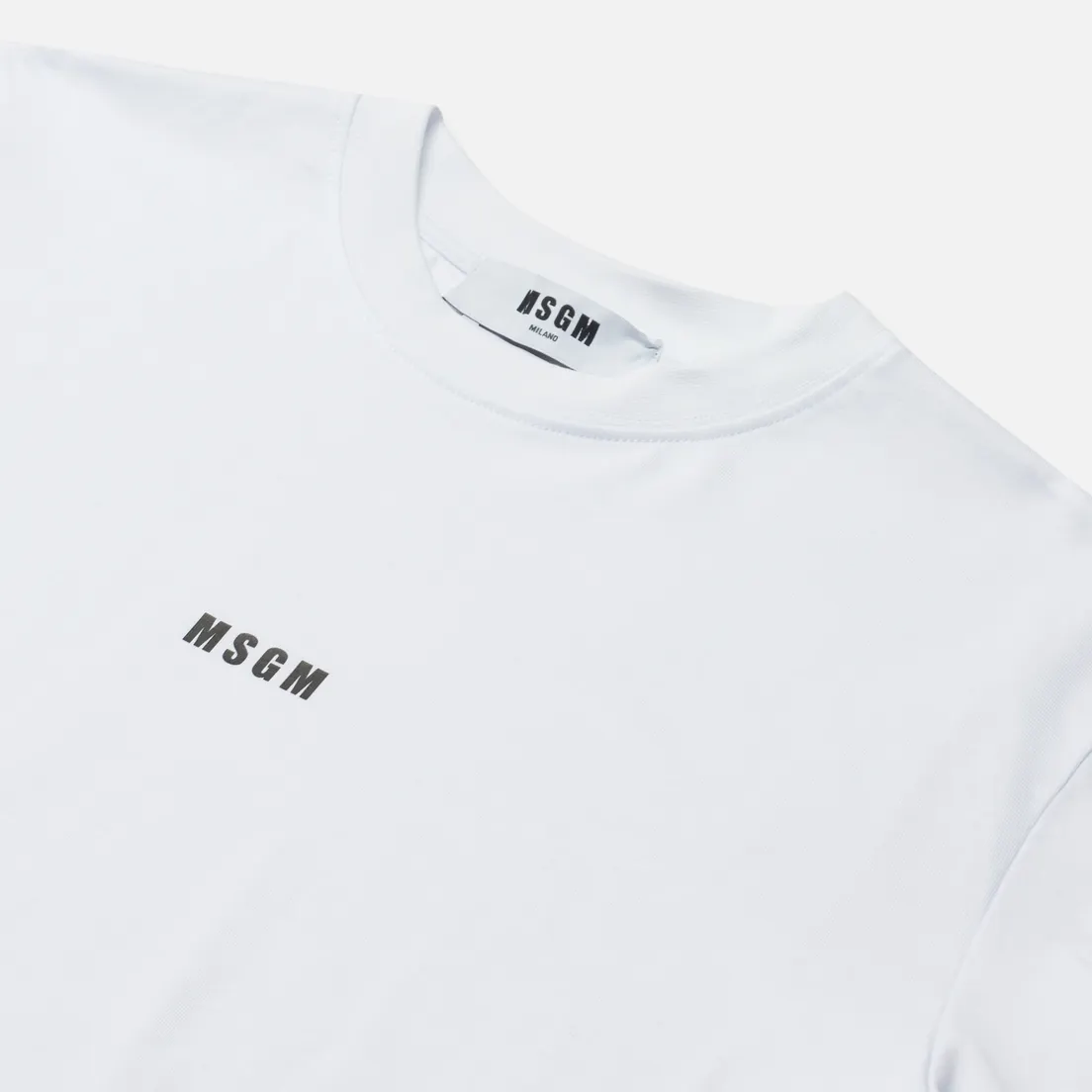 MSGM Женский лонгслив Micrologo Basic Crew Neck