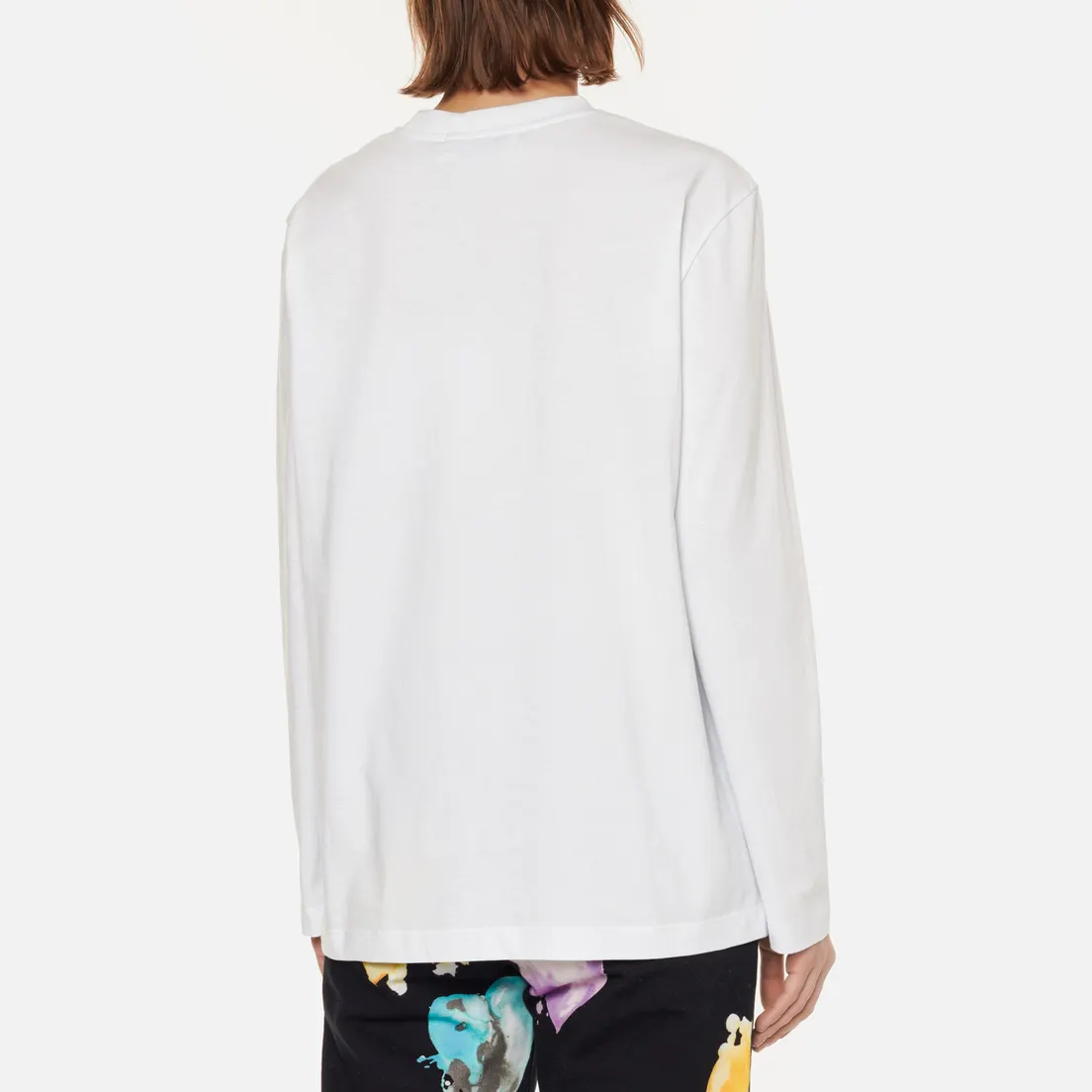 MSGM Женский лонгслив Micrologo Basic Crew Neck