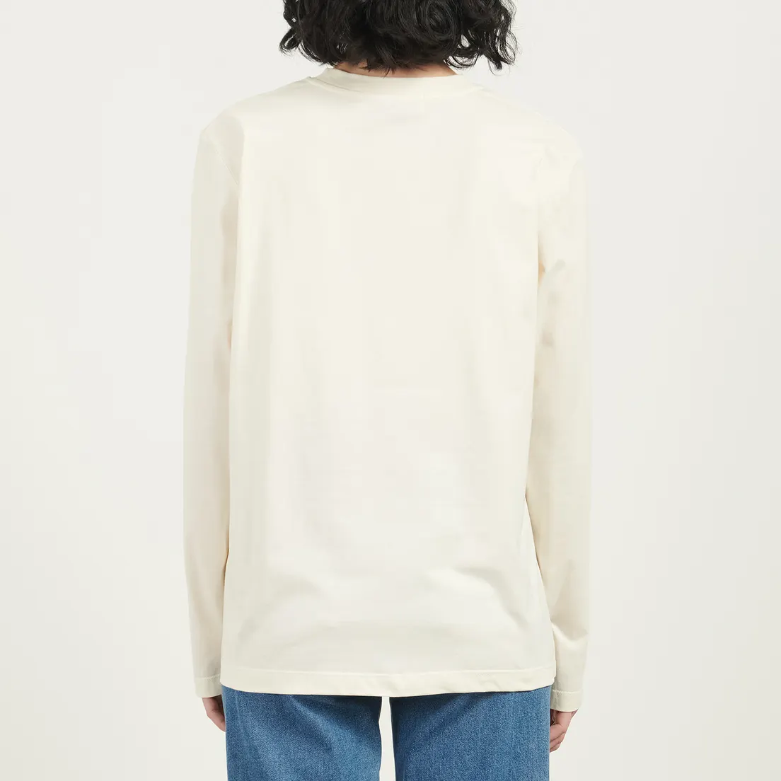 MSGM Женский лонгслив Micrologo Basic Crew Neck
