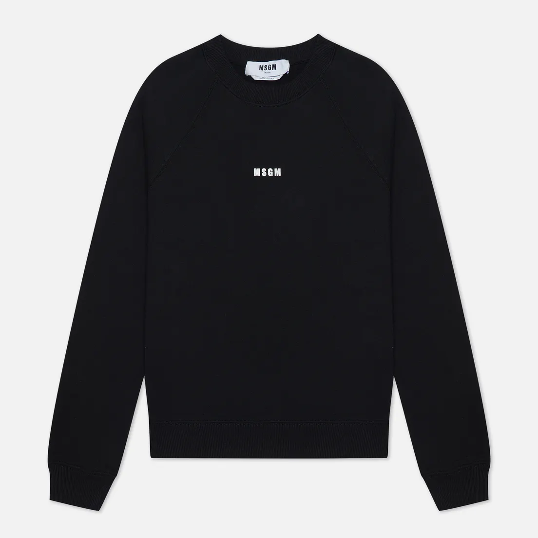 MSGM Женская толстовка Micrologo Basic Crew Neck