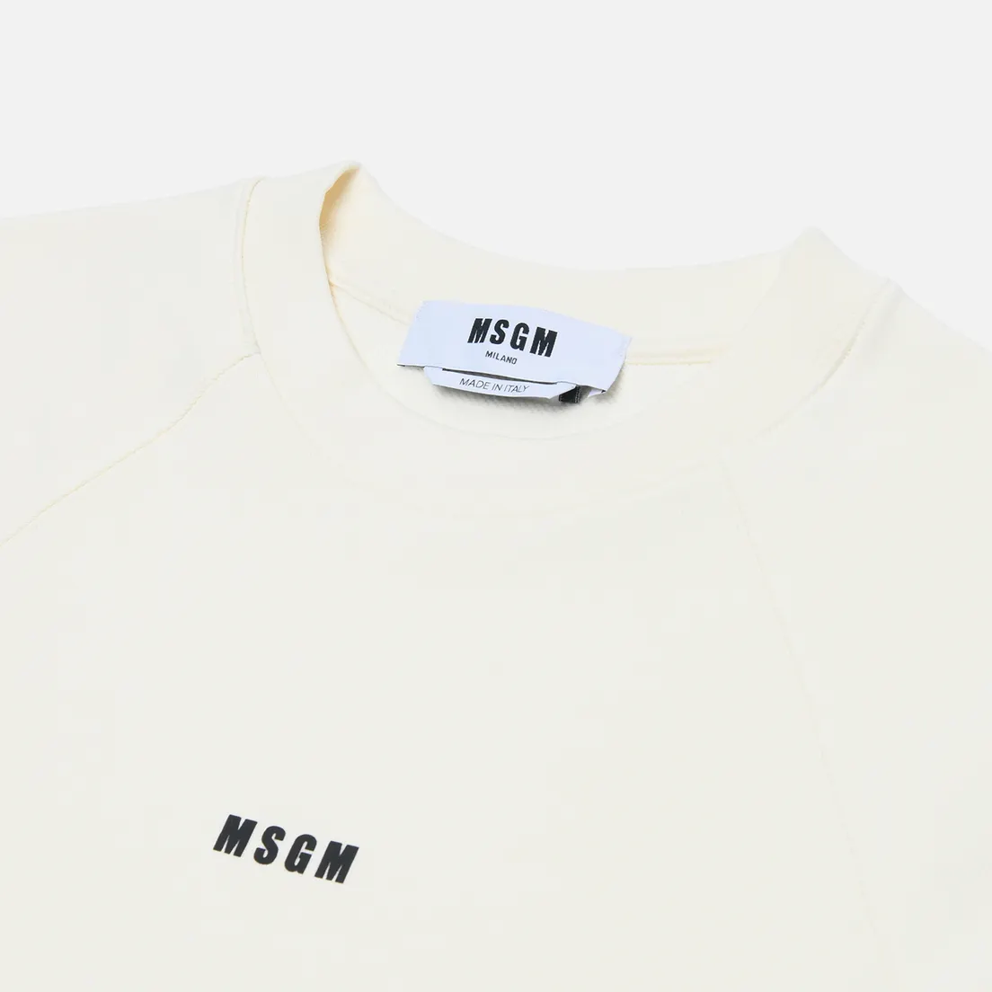 MSGM Женская толстовка Felpa Micrologo Print
