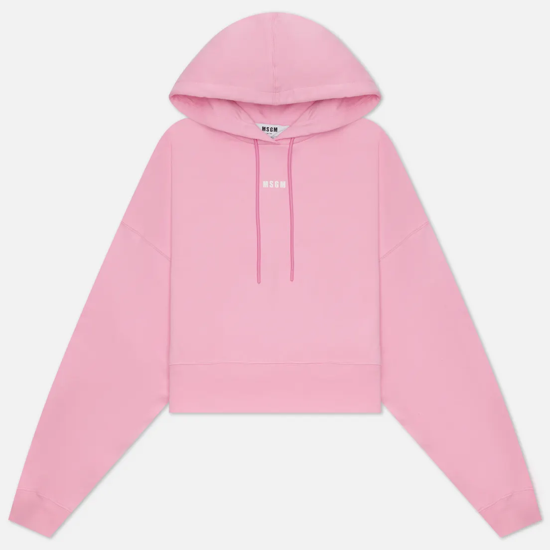 MSGM Женская толстовка Micrologo Basic Unbrushed Hoodie
