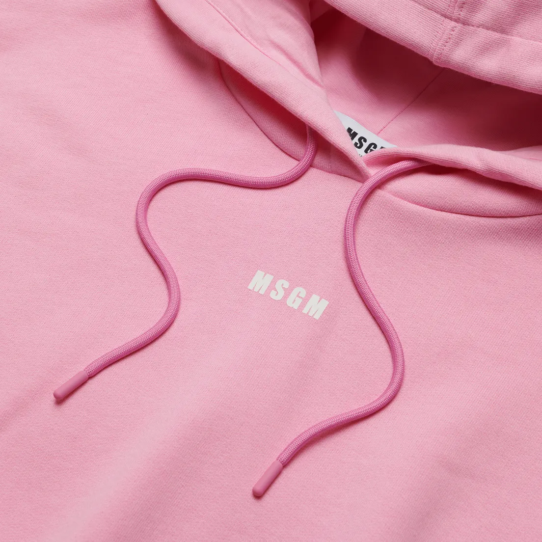 MSGM Женская толстовка Micrologo Basic Unbrushed Hoodie