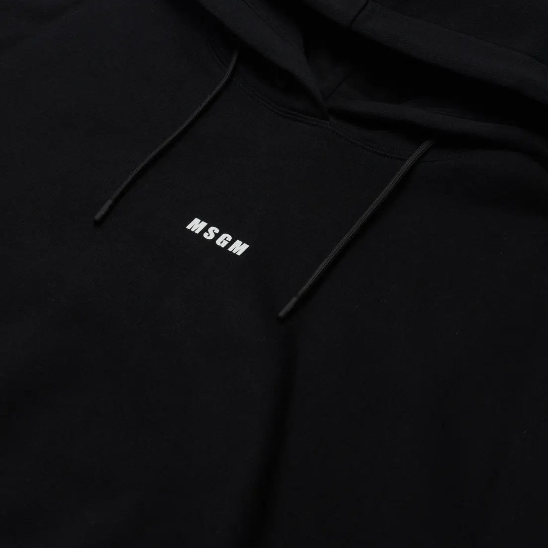 MSGM Женская толстовка Micrologo Basic Hoodie Short