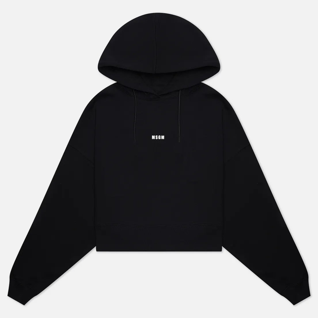 MSGM Женская толстовка Micrologo Print Hoodie