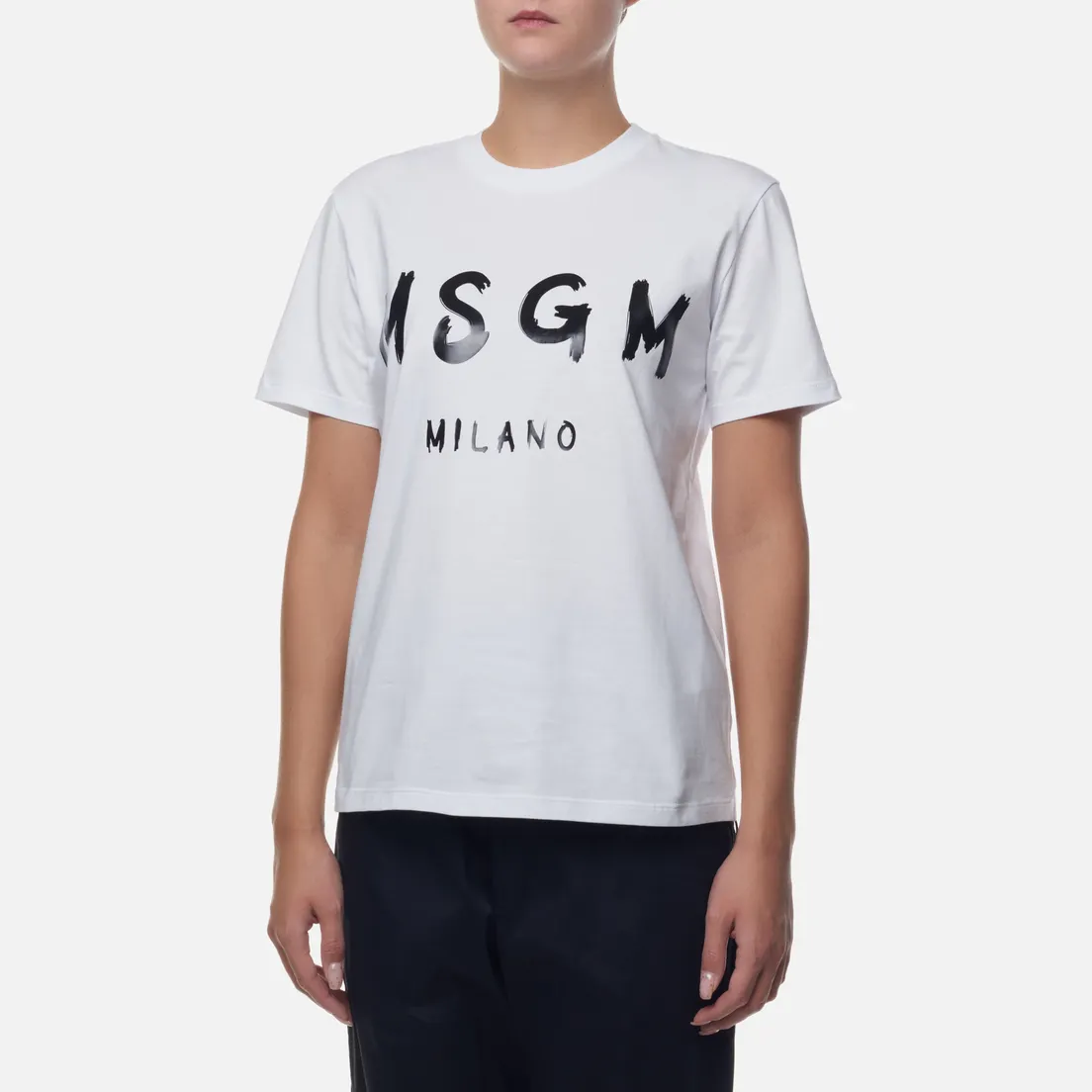 MSGM Женская футболка MSGM Milano Logo