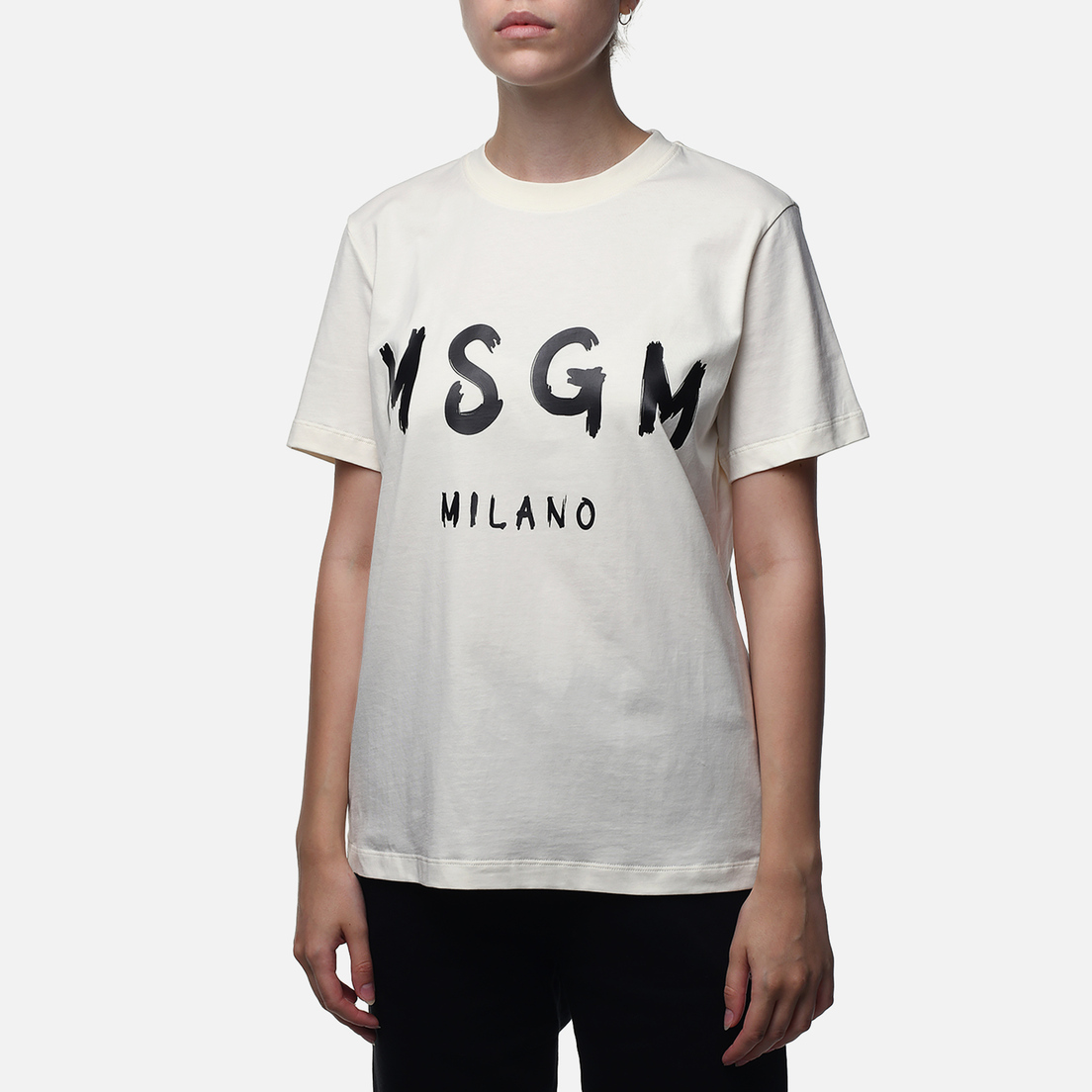 MSGM Женская футболка MSGM Milano Logo