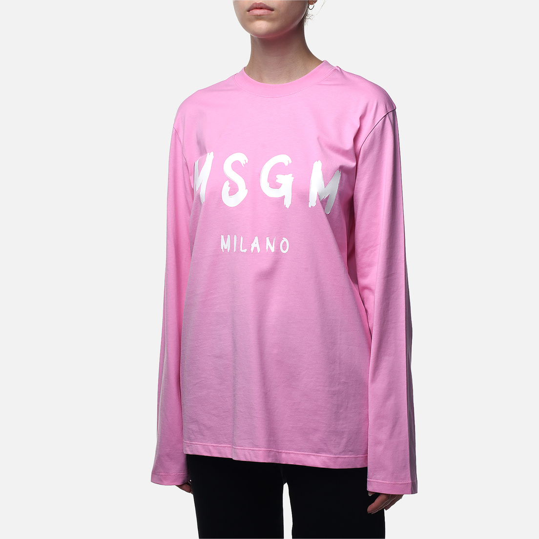 MSGM Женский лонгслив MSGM Milano Logo