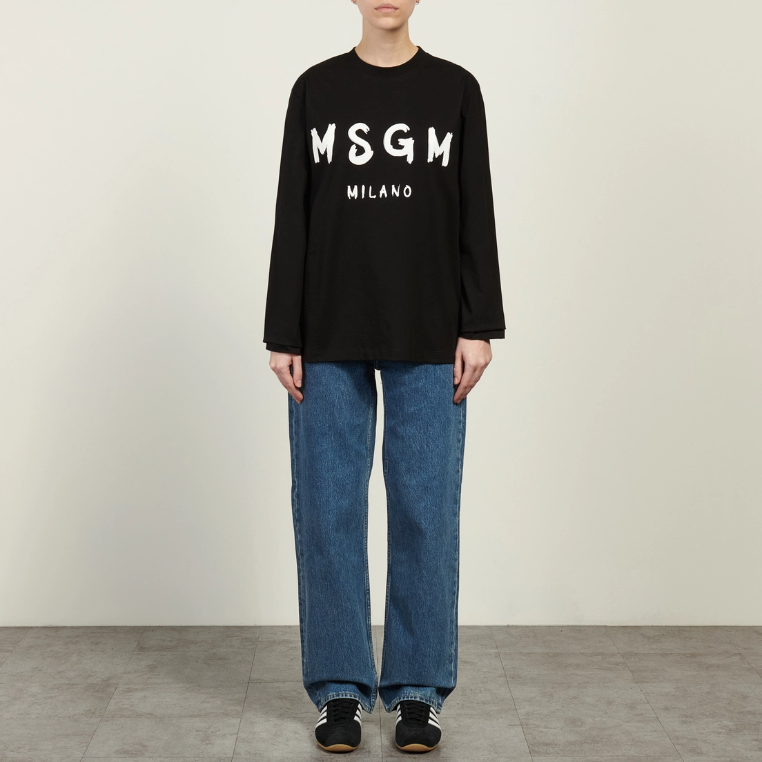 MSGM Женский лонгслив MSGM Milano Logo