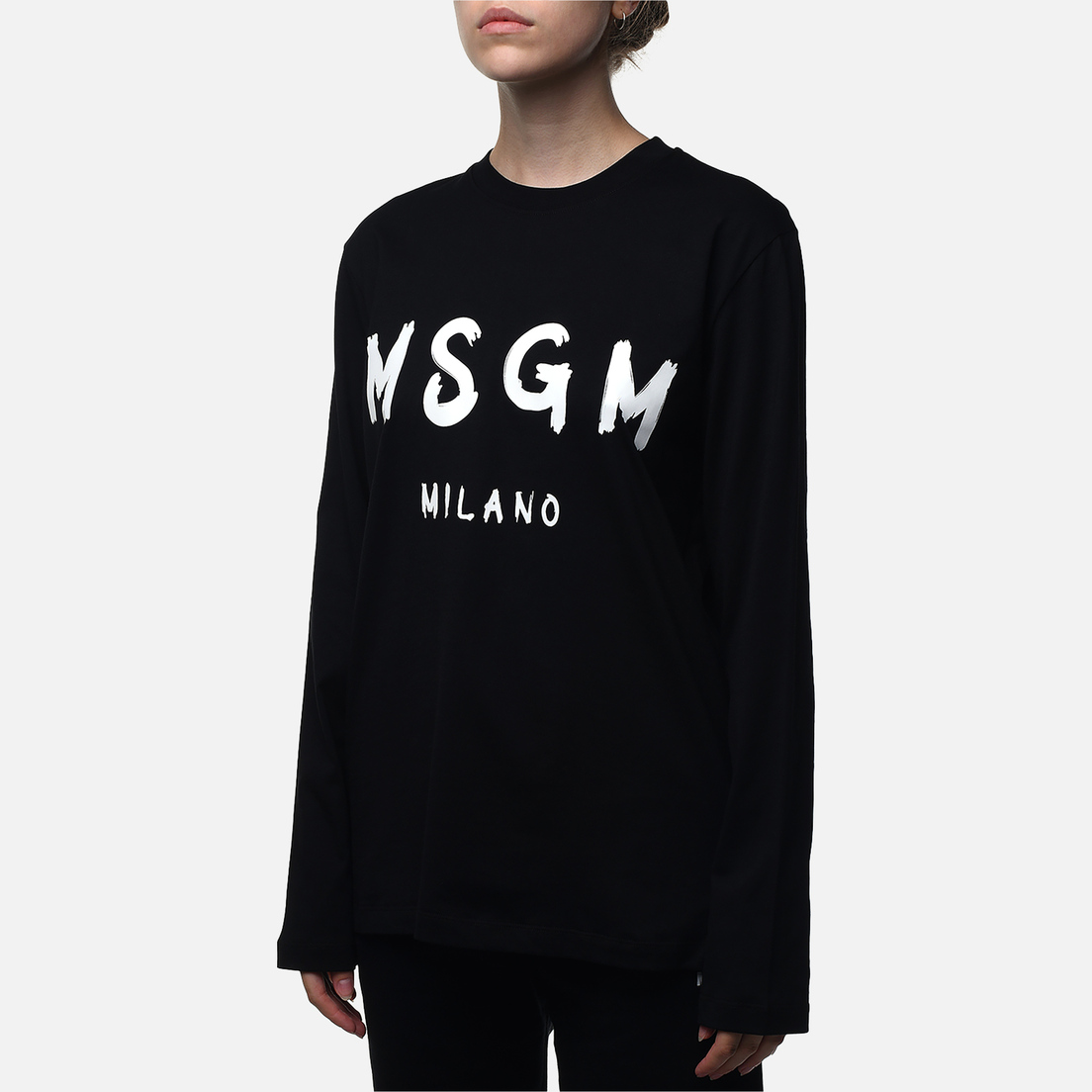 MSGM Женский лонгслив MSGM Milano Logo