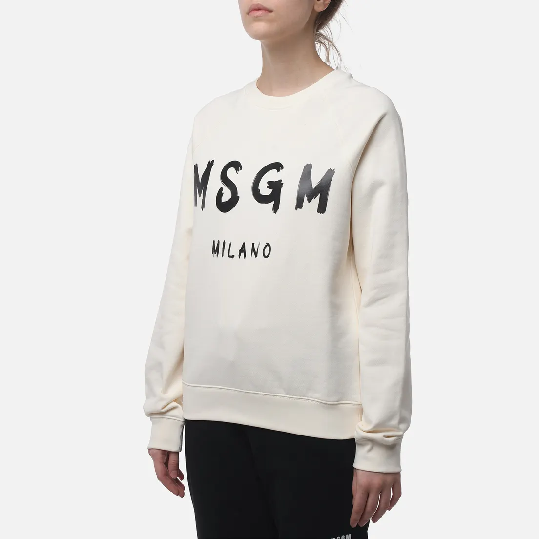 MSGM Женская толстовка MSGM Brush Stroke