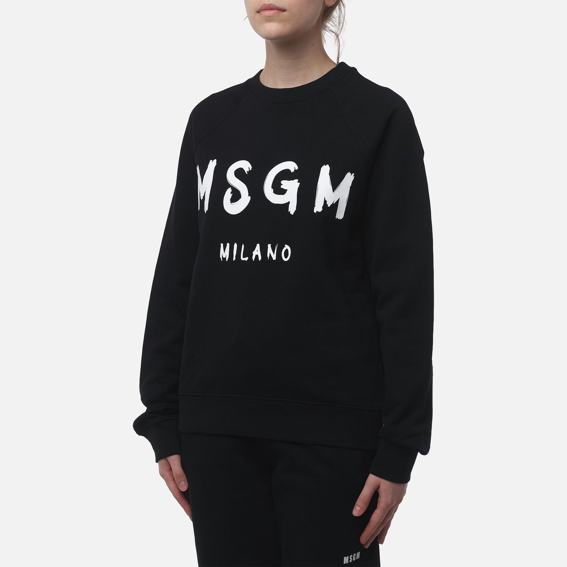 MSGM Женская толстовка MSGM Brush Stroke