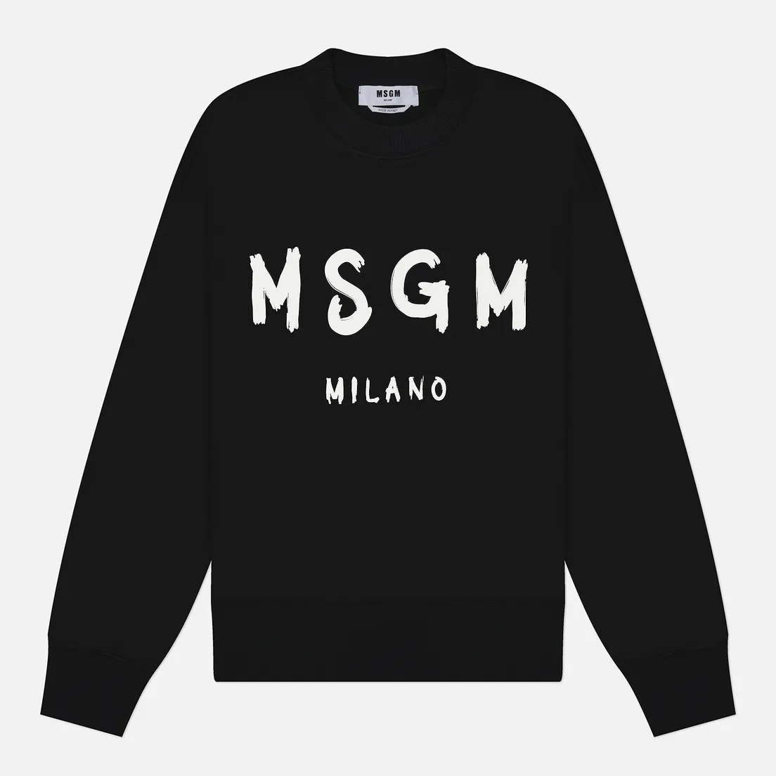 MSGM Женская толстовка MSGM Brush Stroke Logo