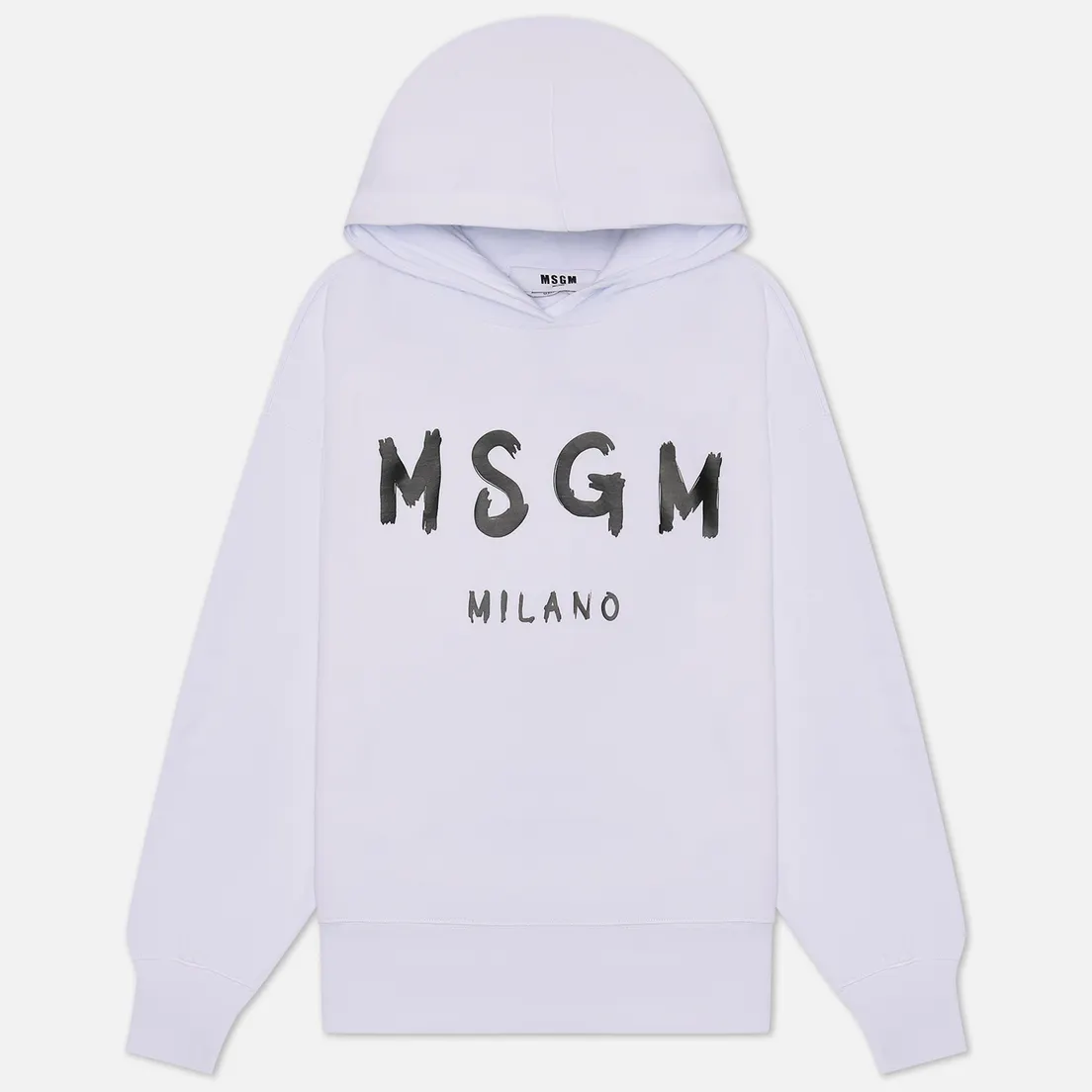 MSGM Женская толстовка MSGM Milano Logo Unbrushed Hoodie