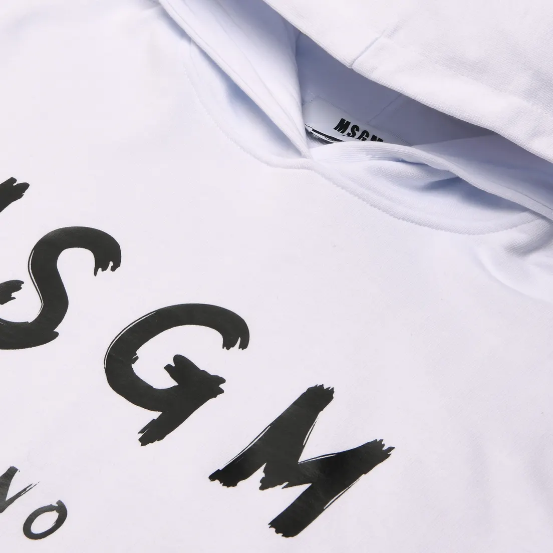 MSGM Женская толстовка MSGM Milano Logo Unbrushed Hoodie