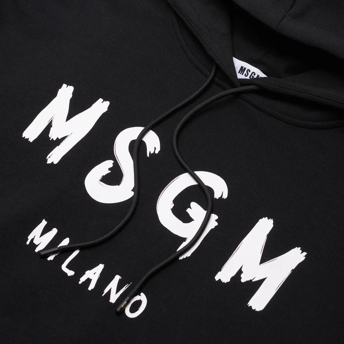 MSGM Женская толстовка MSGM Milano Logo Unbrushed Hoodie