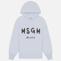 MSGM Женская толстовка MSGM Milano Logo Brushed Hoodie