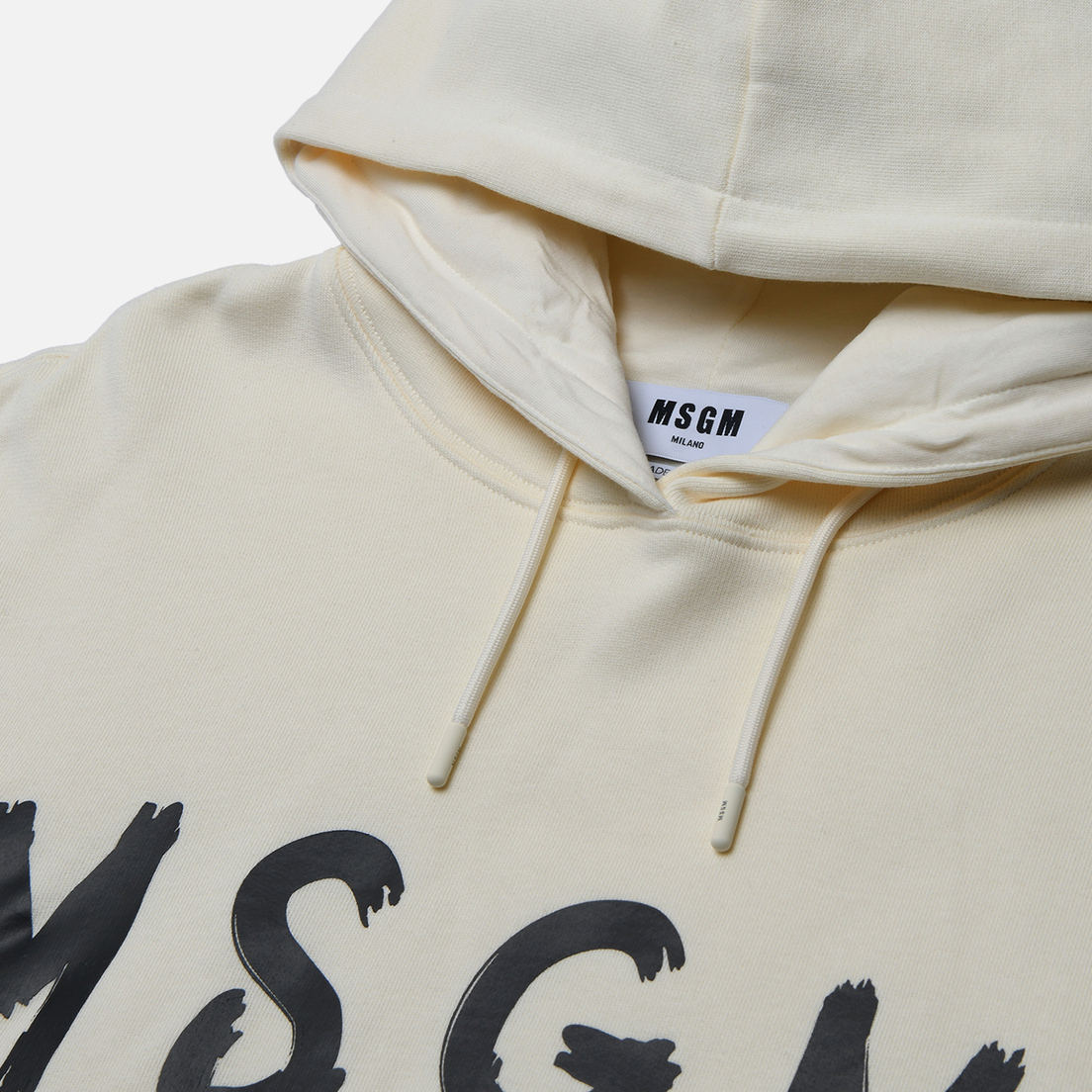 MSGM Женская толстовка MSGM Milano Logo Brushed Hoodie