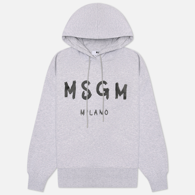 Женская толстовка MSGM MSGM Milano Logo Unbrushed Hoodie
