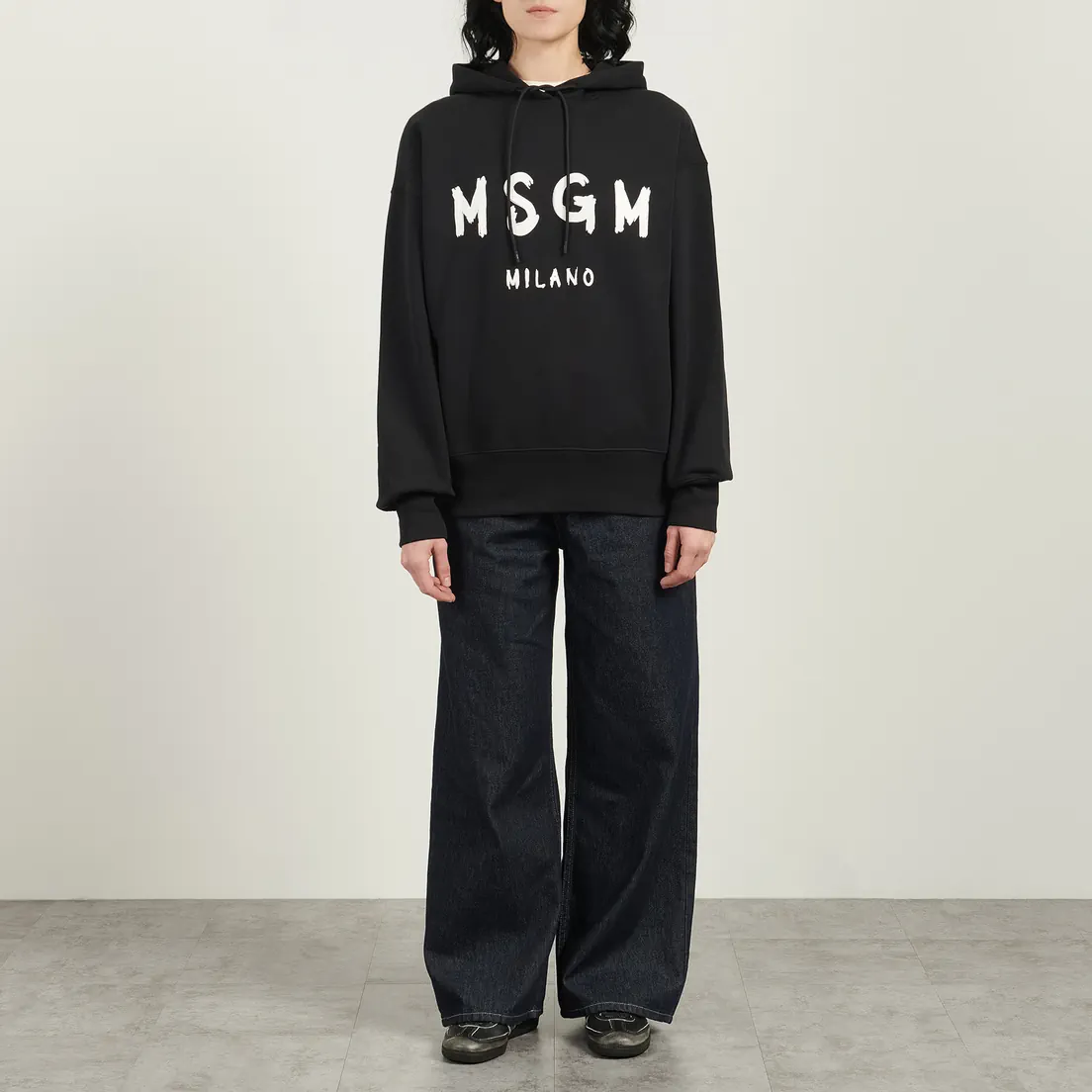 MSGM Женская толстовка MSGM Felpa Brush Stroke