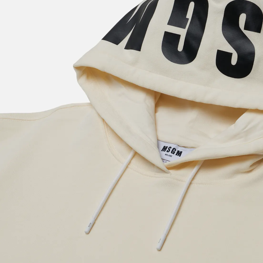 MSGM Женская толстовка Maxilogo Basic Unbrushed Hoodie