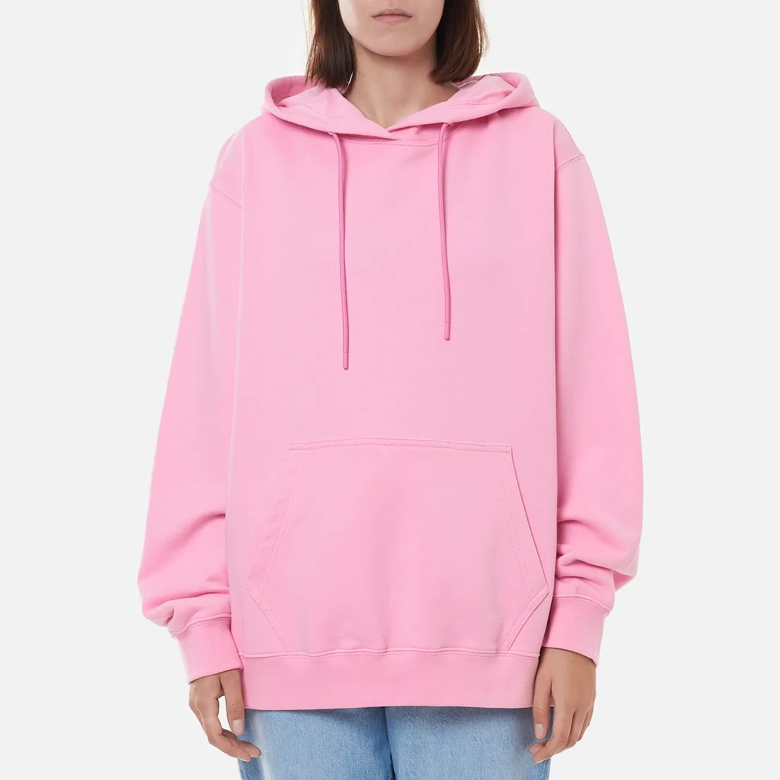 MSGM Женская толстовка Maxilogo Basic Unbrushed Hoodie