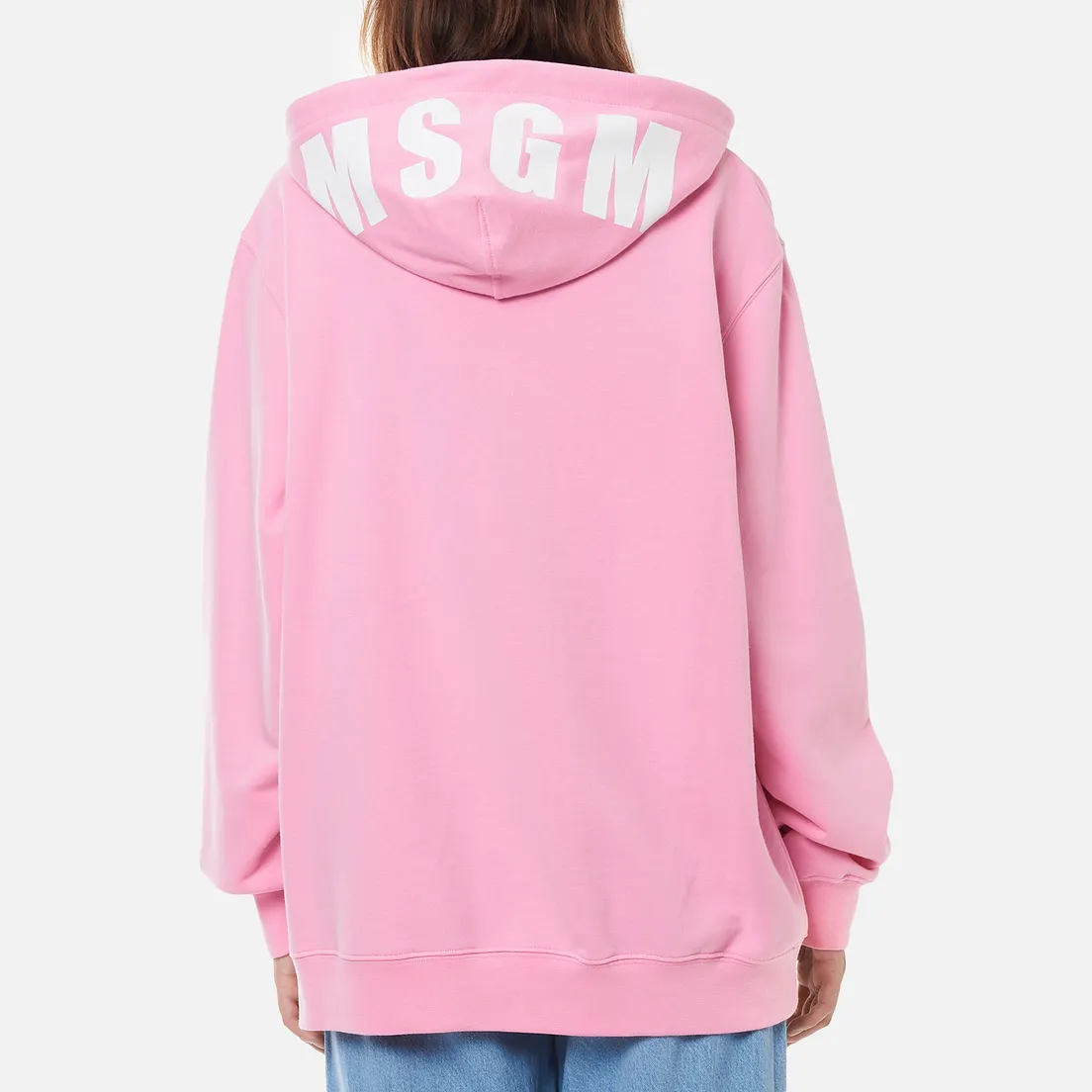 MSGM Женская толстовка Maxilogo Basic Unbrushed Hoodie