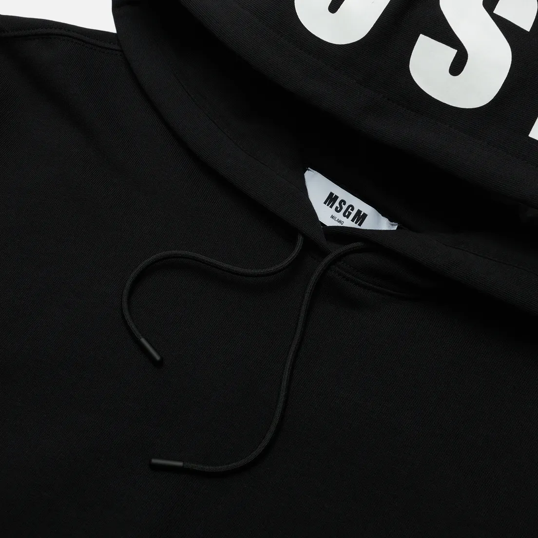 MSGM Женская толстовка Maxilogo Basic Unbrushed Hoodie