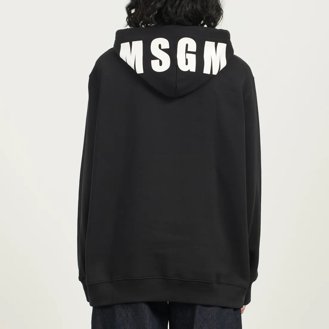 MSGM Женская толстовка MSGM Maxilogo Print Hoodie