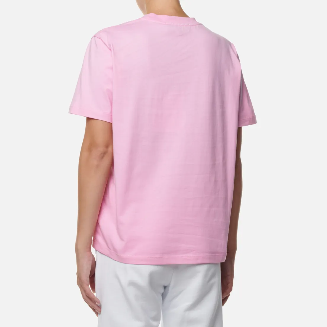 MSGM Женская футболка Embroidered Script Logo