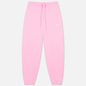 Женские брюки MSGM Micrologo Basic Unbrushed Pink/White фото - 0
