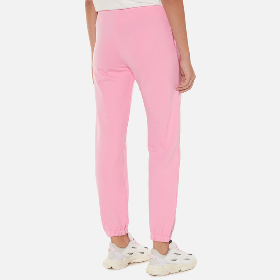 Женские брюки MSGM Micrologo Basic Unbrushed Pink/White