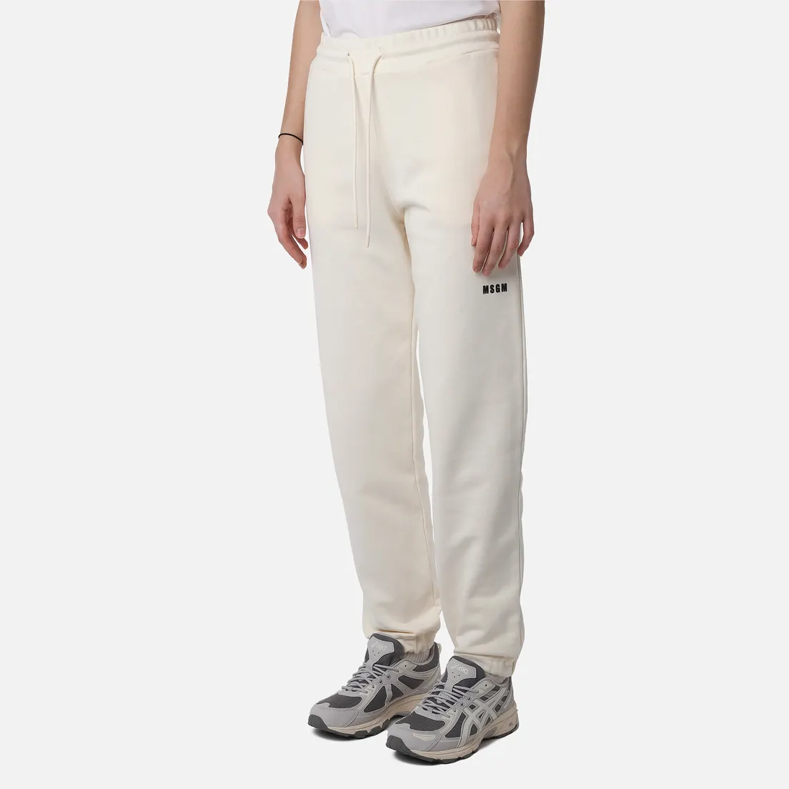 MSGM Женские брюки MSGM Micrologo Print Cotton