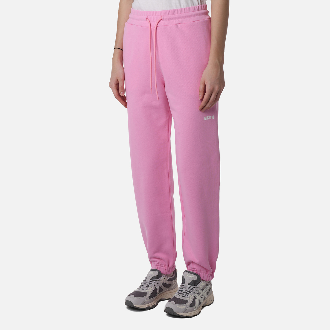 MSGM Женские брюки MSGM Micrologo Print Cotton