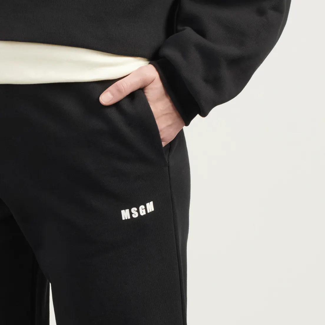 MSGM Женские брюки MSGM Micrologo Print Cotton